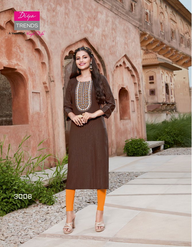 Fashion Story 3 New Fancy Ethnic Wear  Embroidery Kurti Collection